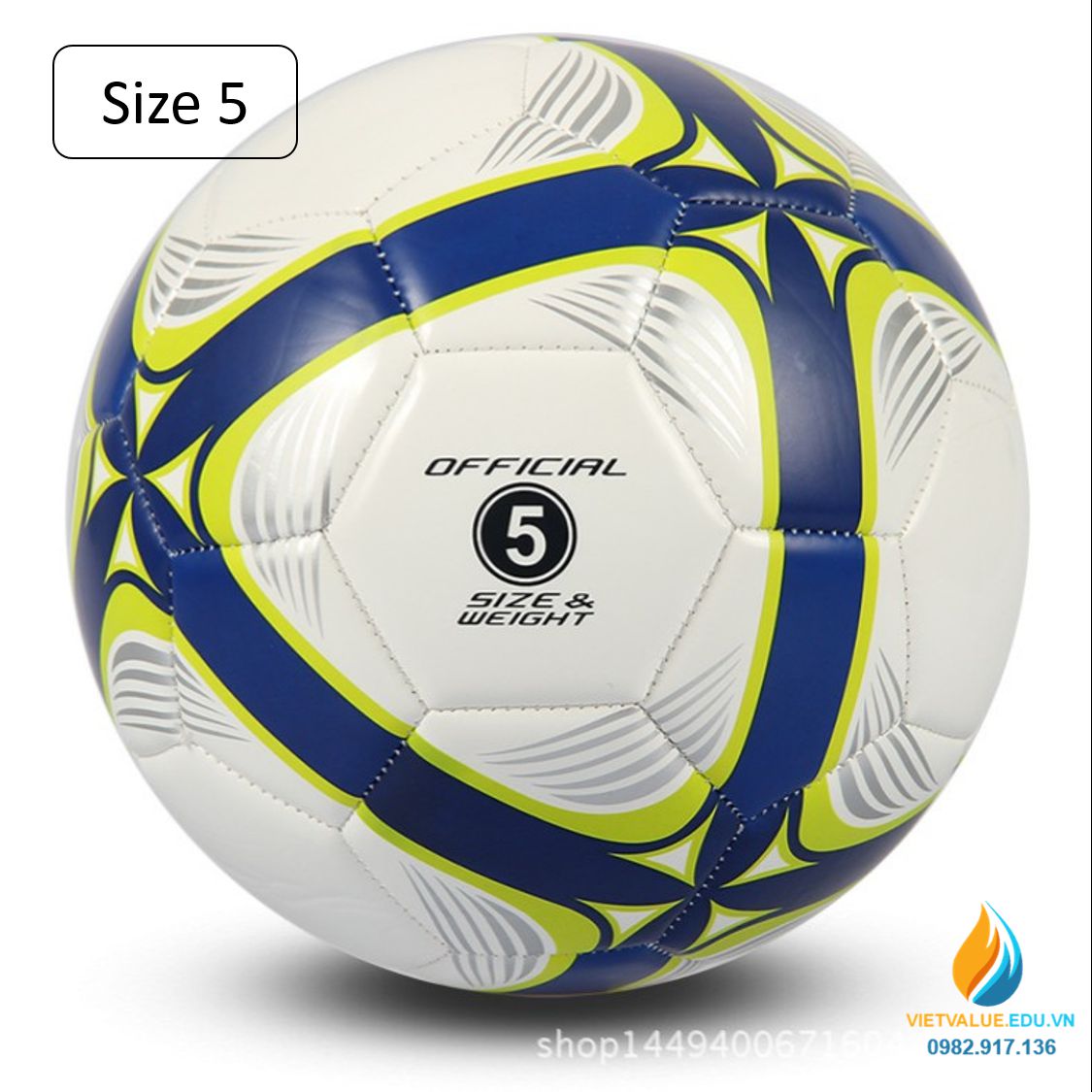 Bóng đá size 5, đồ chơi thể thao, hoạt động ngoại khóa học sinh