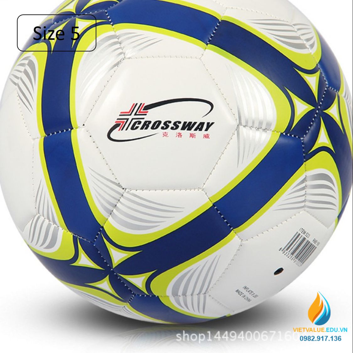 Bóng đá size 5, đồ chơi thể thao, hoạt động ngoại khóa học sinh