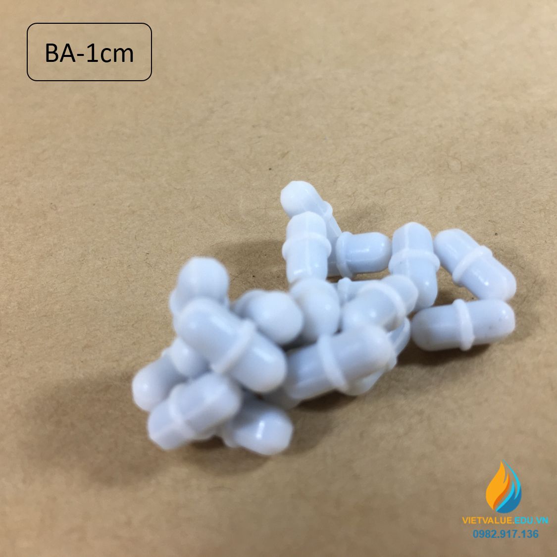 Cá từ khuấy hóa chất phòng thí nghiệm, loại có cạnh BA10, dài 10mm