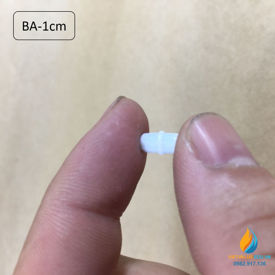 Cá từ khuấy hóa chất phòng thí nghiệm, loại có cạnh BA10, dài 10mm