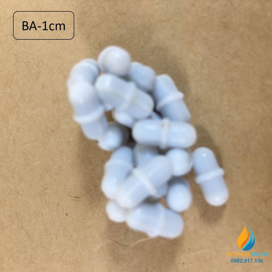 Cá từ khuấy hóa chất phòng thí nghiệm, loại có cạnh BA10, dài 10mm