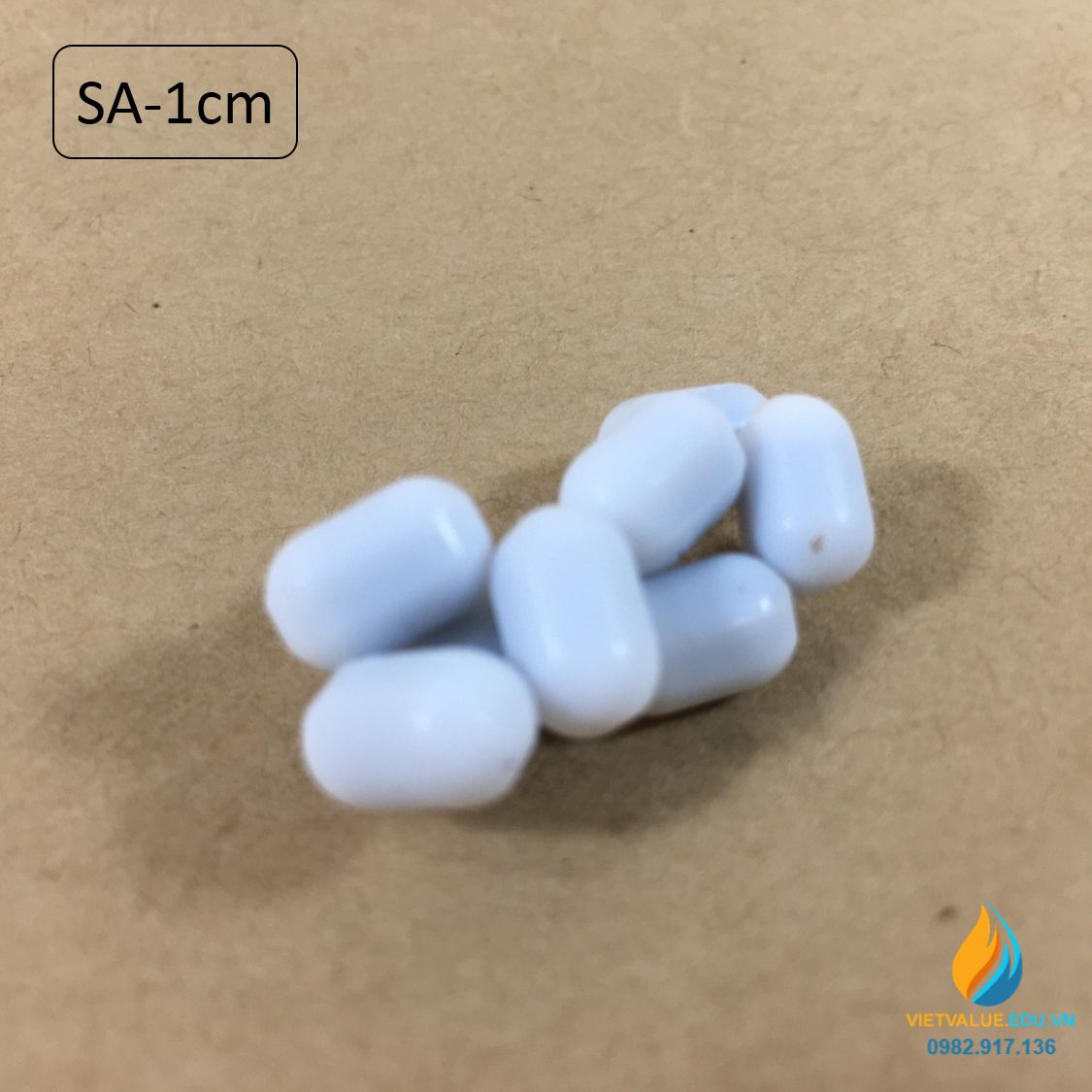 Cá từ khuấy hóa chất phòng thí nghiệm, loại không cạnh SA10, dài 10mm