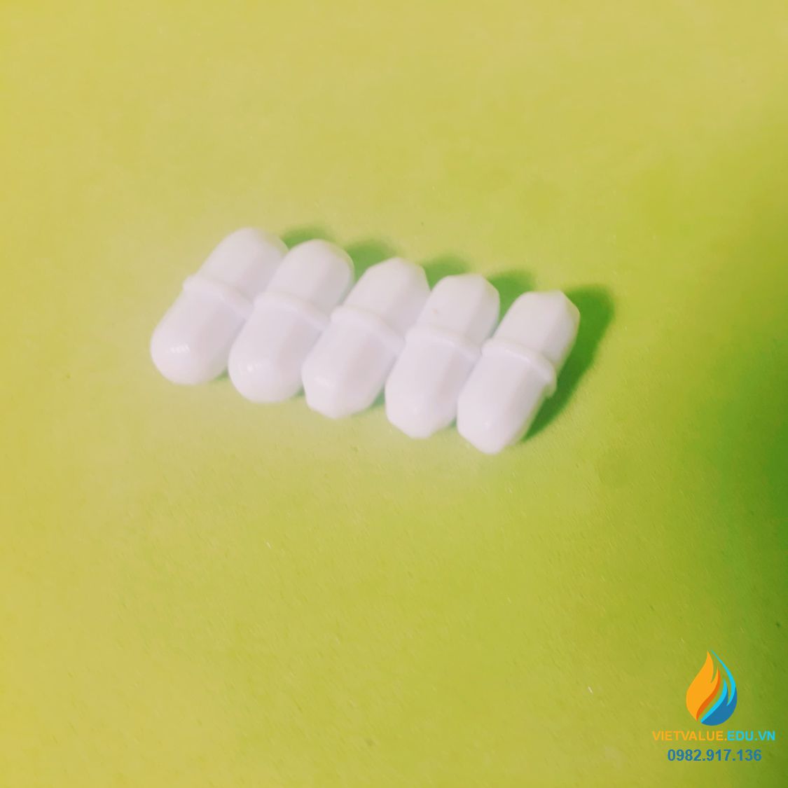 Cá từ khuấy hóa chất phòng thí nghiệm, loại có cạnh BA20, dài 20mm