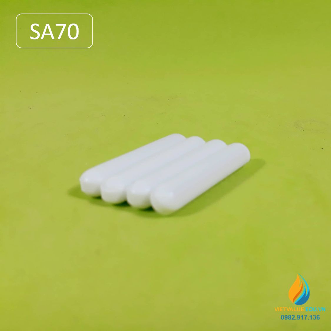 Cá từ khuấy hóa chất phòng thí nghiệm, loại không cạnh SA70, dài 70mm