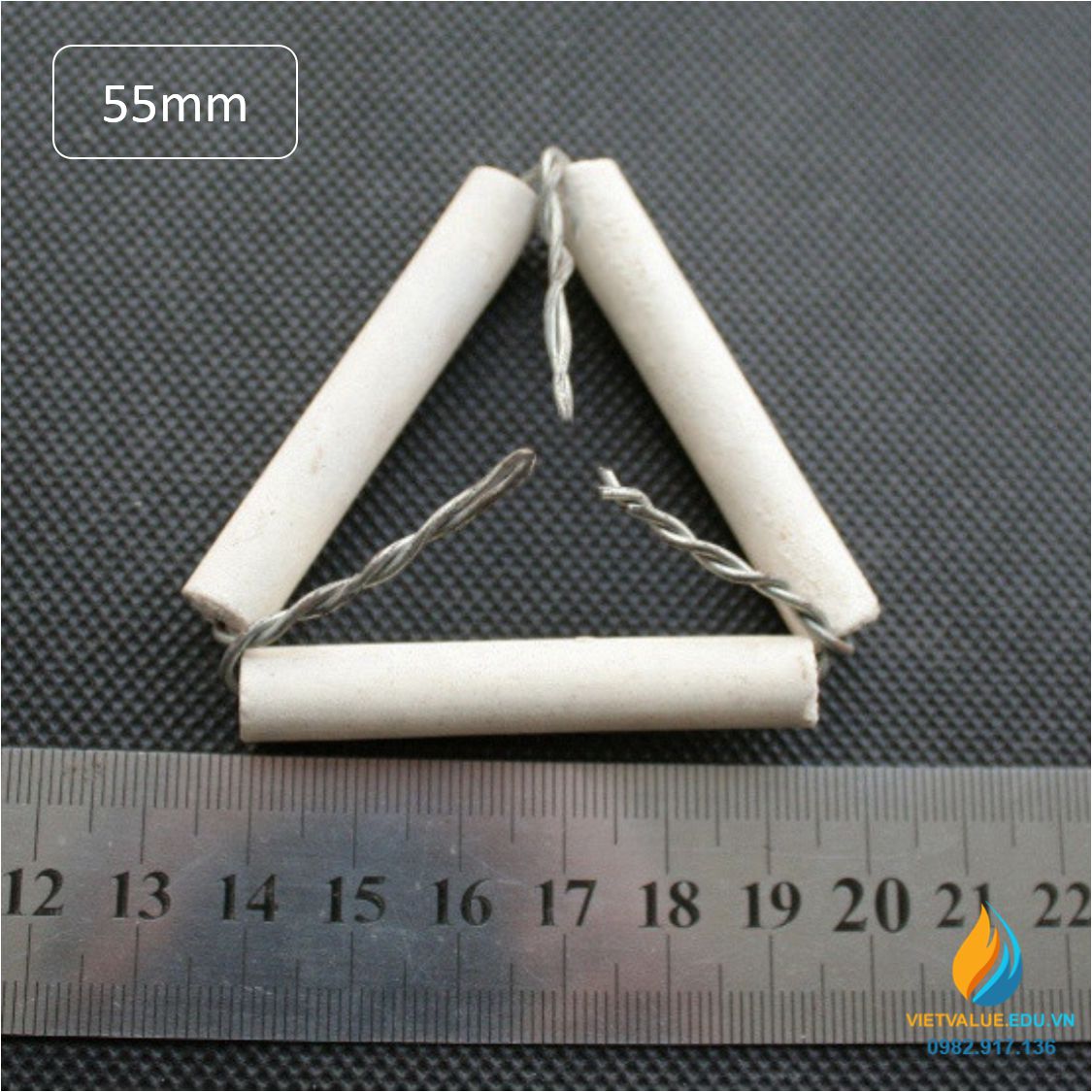 Clay tam giác phòng thí nghiệm clay đất sét tam giác chịu nhiệt phòng thí nghiệm