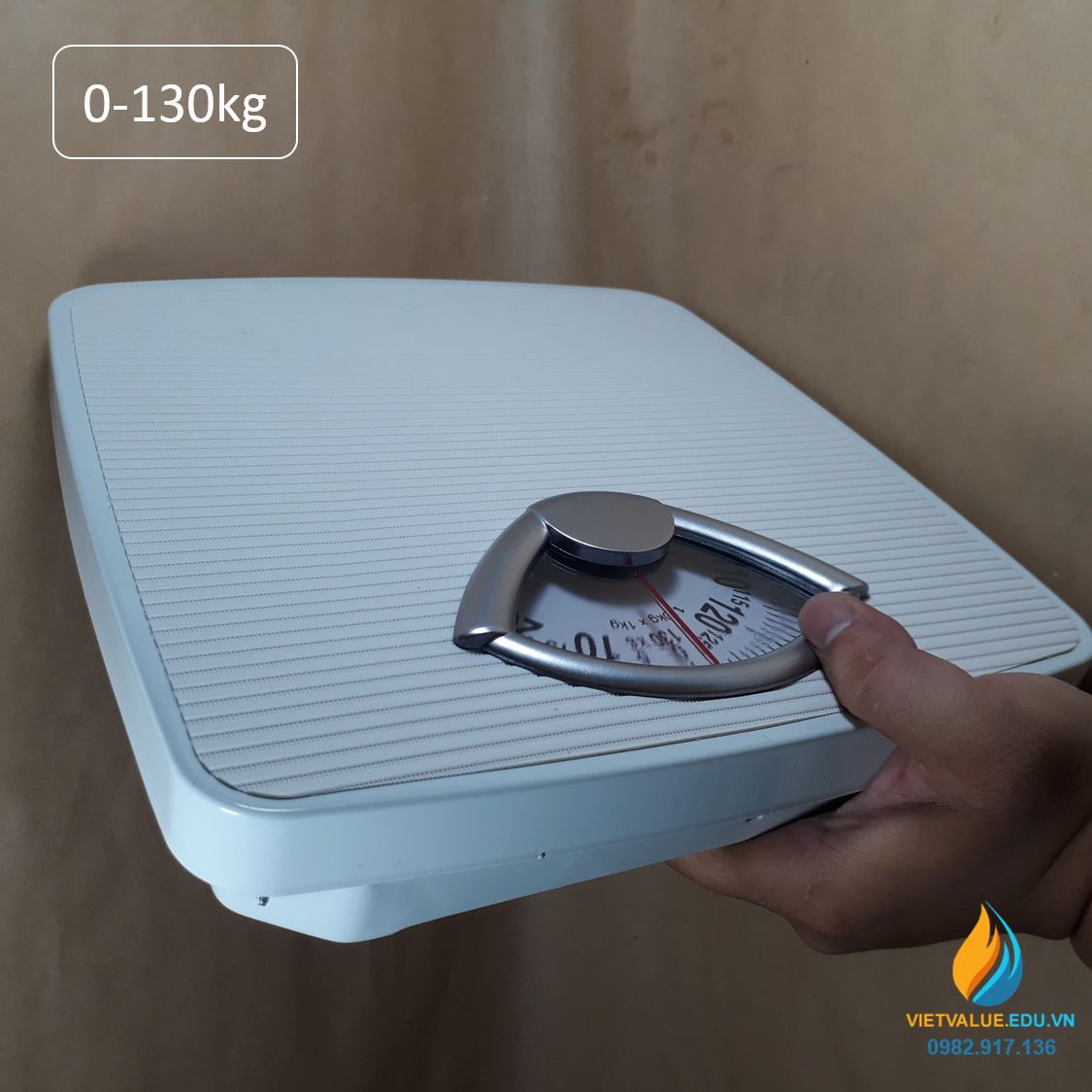 Cân cơ dạng để bàn, mức cân từ 0 đến 130 kg, tự động bù nhiệt độ