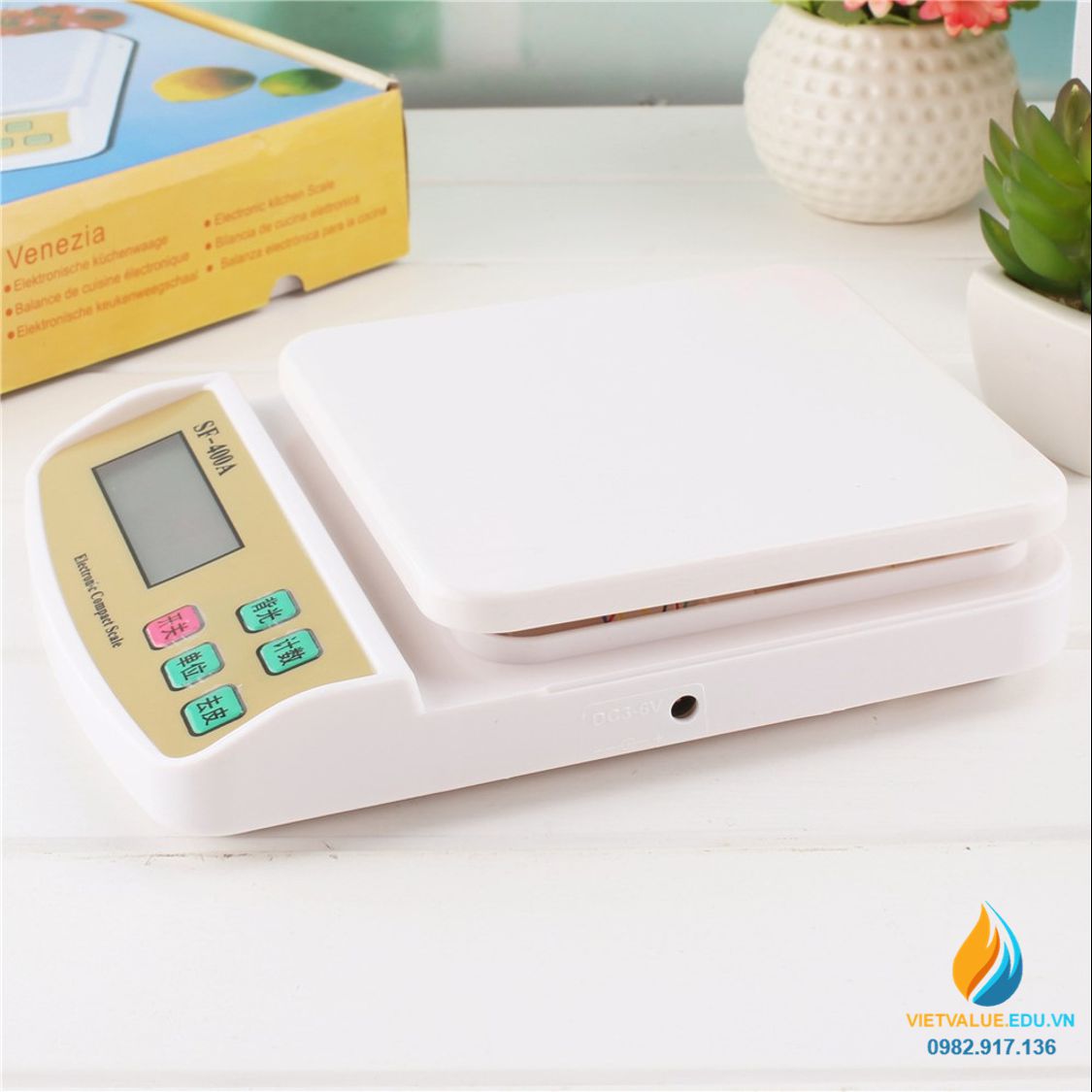 Cân điện tử chính xác SF400A mức cân 7kg độ chính xác 1 gam