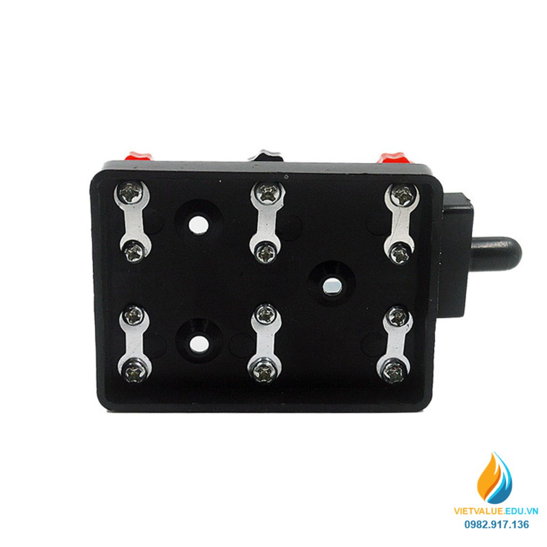 Cầu dao điện 2 pha lắp ráp mạch điện, dụng cụ thực nghiệm lắp ráp mạch điện