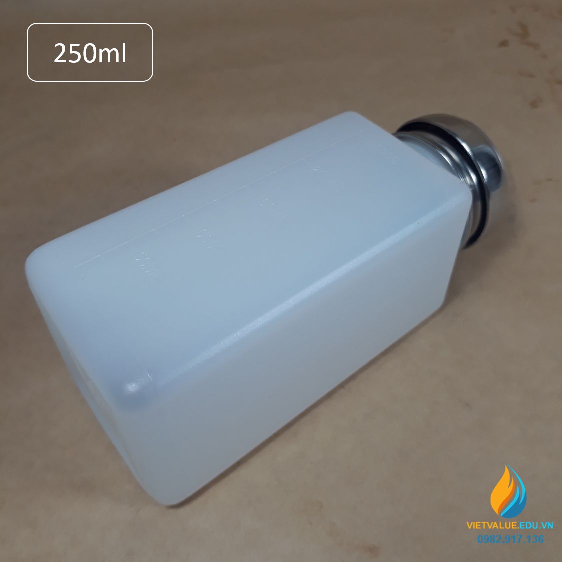 Chai đựng cồn dung tích 500ml, chai đựng cồn chống tĩnh điện phòng sạch