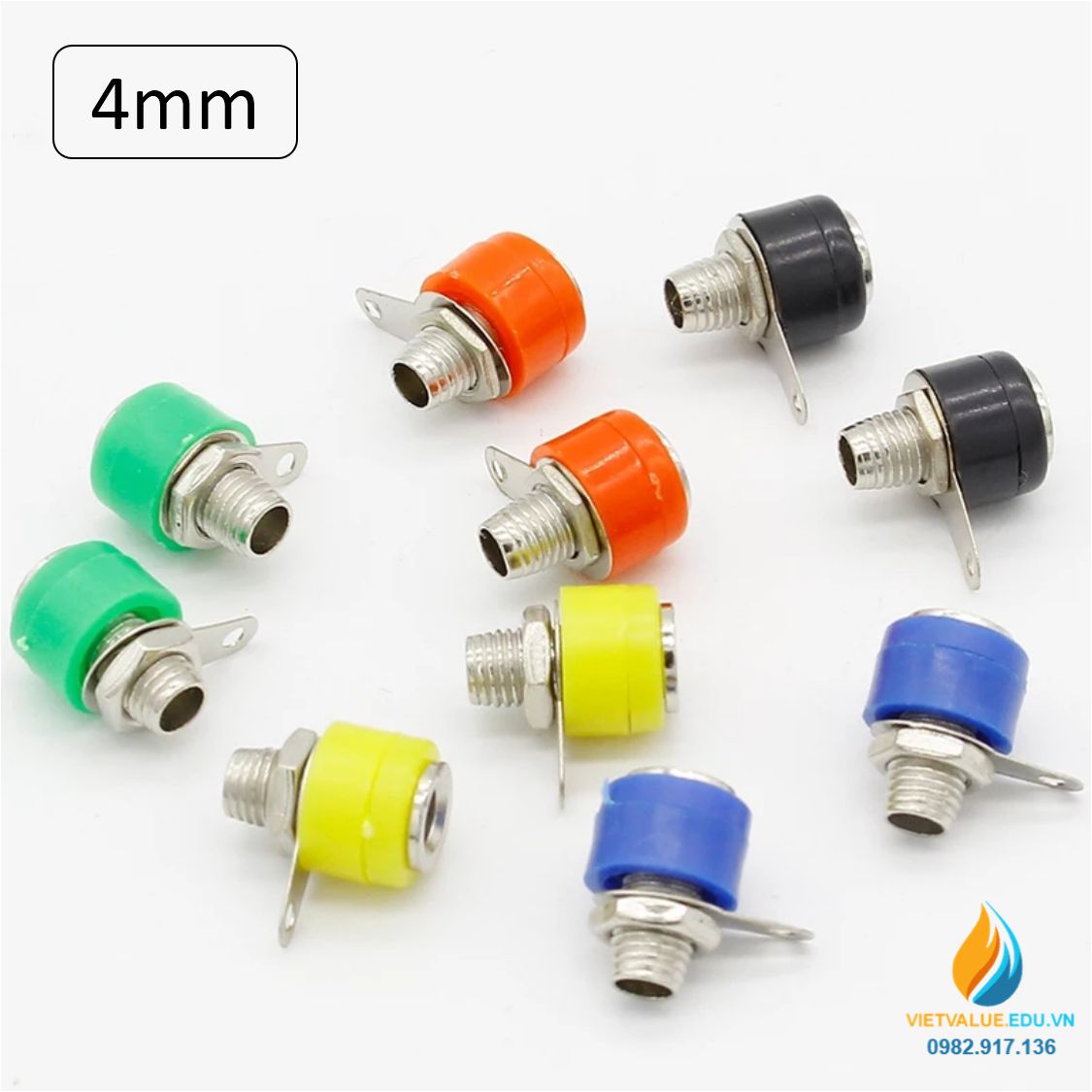 Chân cắm bắp chuối, chân cắm ghép với giắc chắm bắp chuối