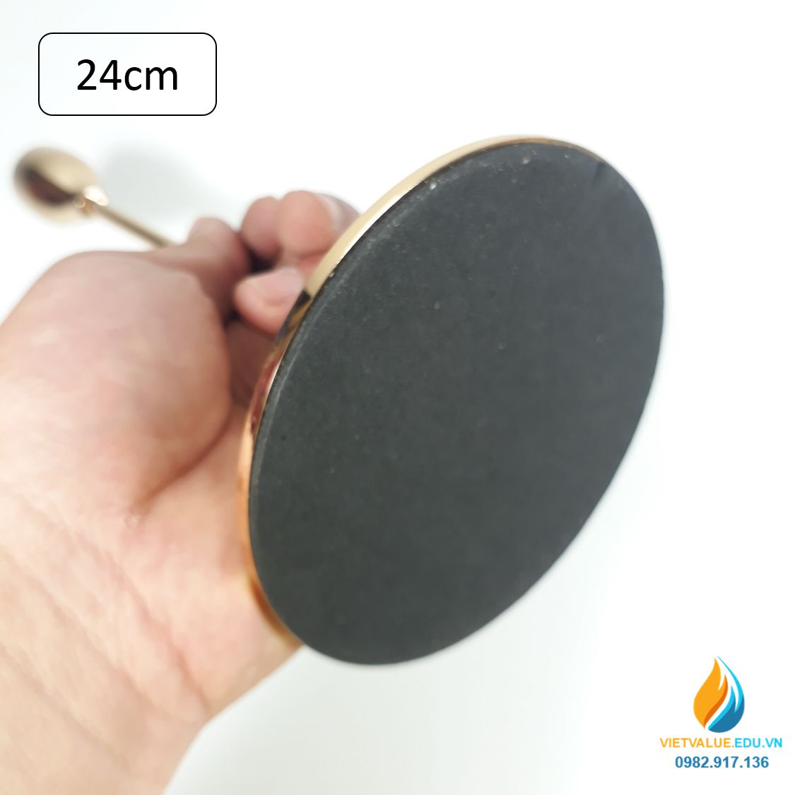 Chân nến cho học sinh tiểu học bài học thực hành ngoại khóa khoa học, cao 24cm, đế 10cm