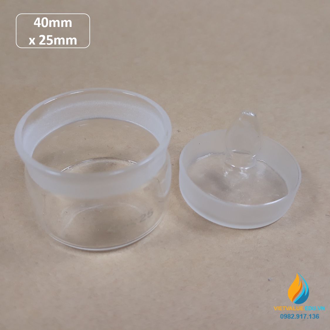 Chén cân, chén sấy kích thước chén cân 40mm x 25mm, chén cân phòng thí nghiệm