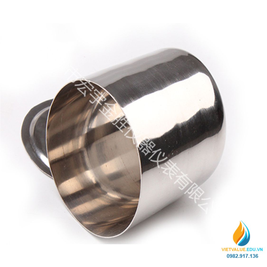 Chén nung bạch kim 10ml, chịu nhiệt độ cao 1772°C, có nắp, chén nung thí nghiệm
