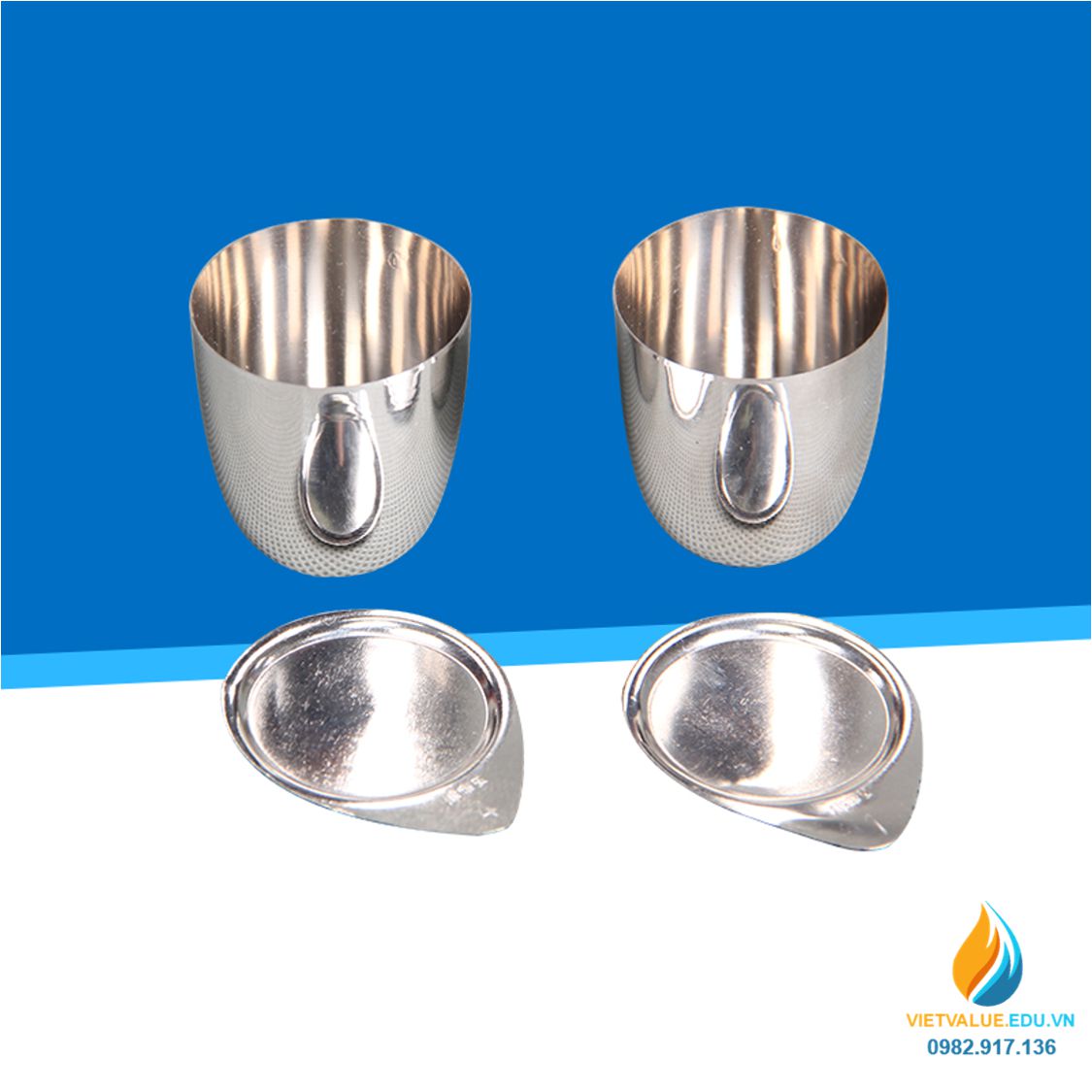 Chén nung bạch kim 200ml, chịu nhiệt độ cao 1772°C, có nắp, chén nung thí nghiệm