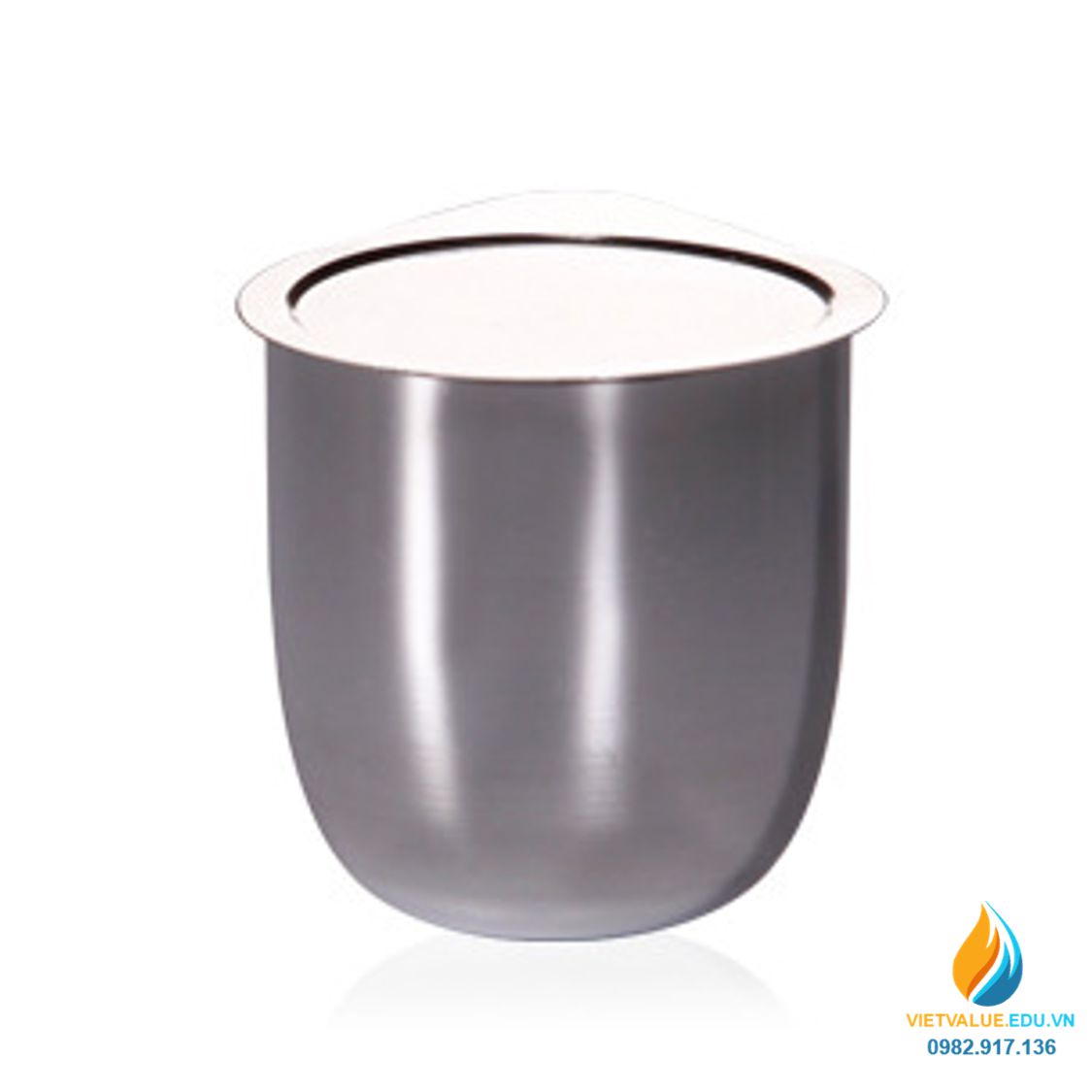 Chén nung bạch kim 40ml, chịu nhiệt độ cao 1772°C, có nắp, chén nung thí nghiệm