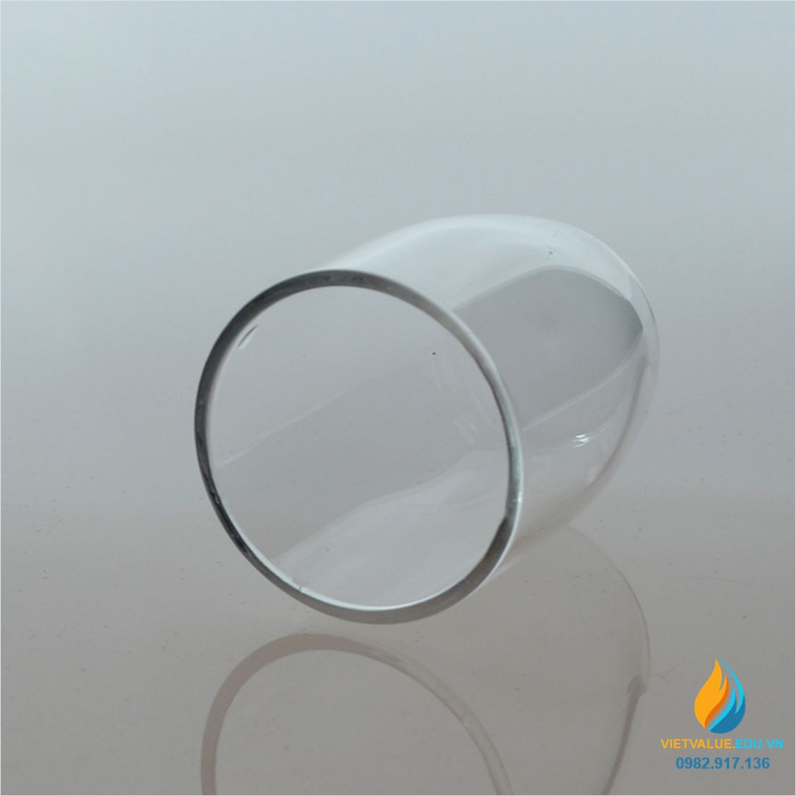 Chén nung thạch anh 50ml, chịu nhiệt 1200 độ C, chén nung kim loại bằng thạch anh