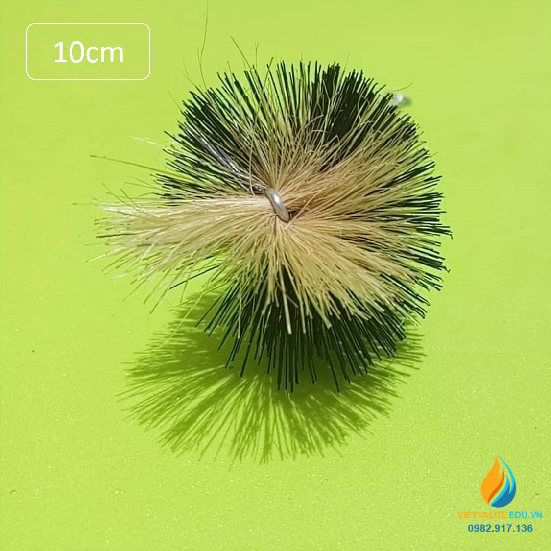 Chổi cọ rửa ống nghiệm đầu to dài 10cm