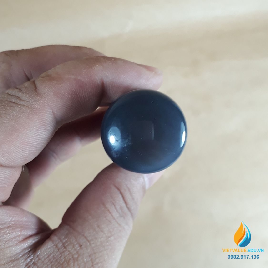 Cối chày mã não, xay nghiền mẫu cực nhỏ, đường kính 5cm