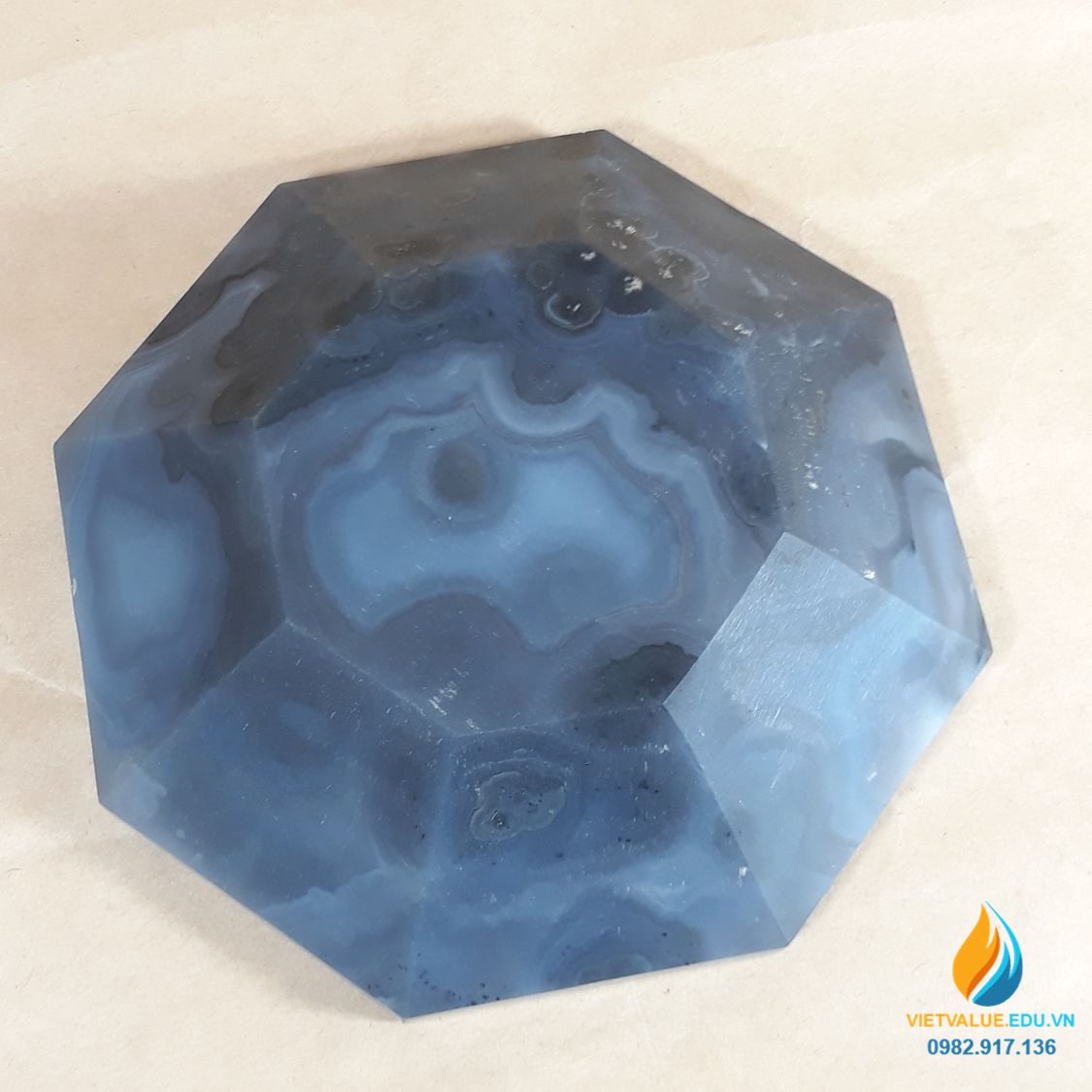 Cối chày mã não, xay nghiền mẫu cực nhỏ, đường kính 5cm