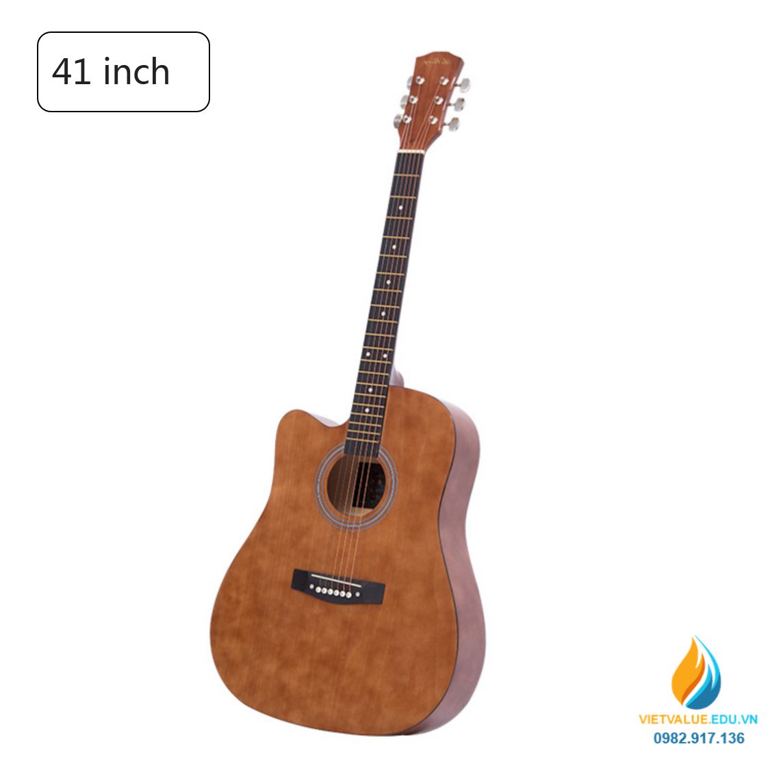 Đàn guita cho có, chiều dài tổng thể 41 inch, đàn guita âm thanh chất lượng cao