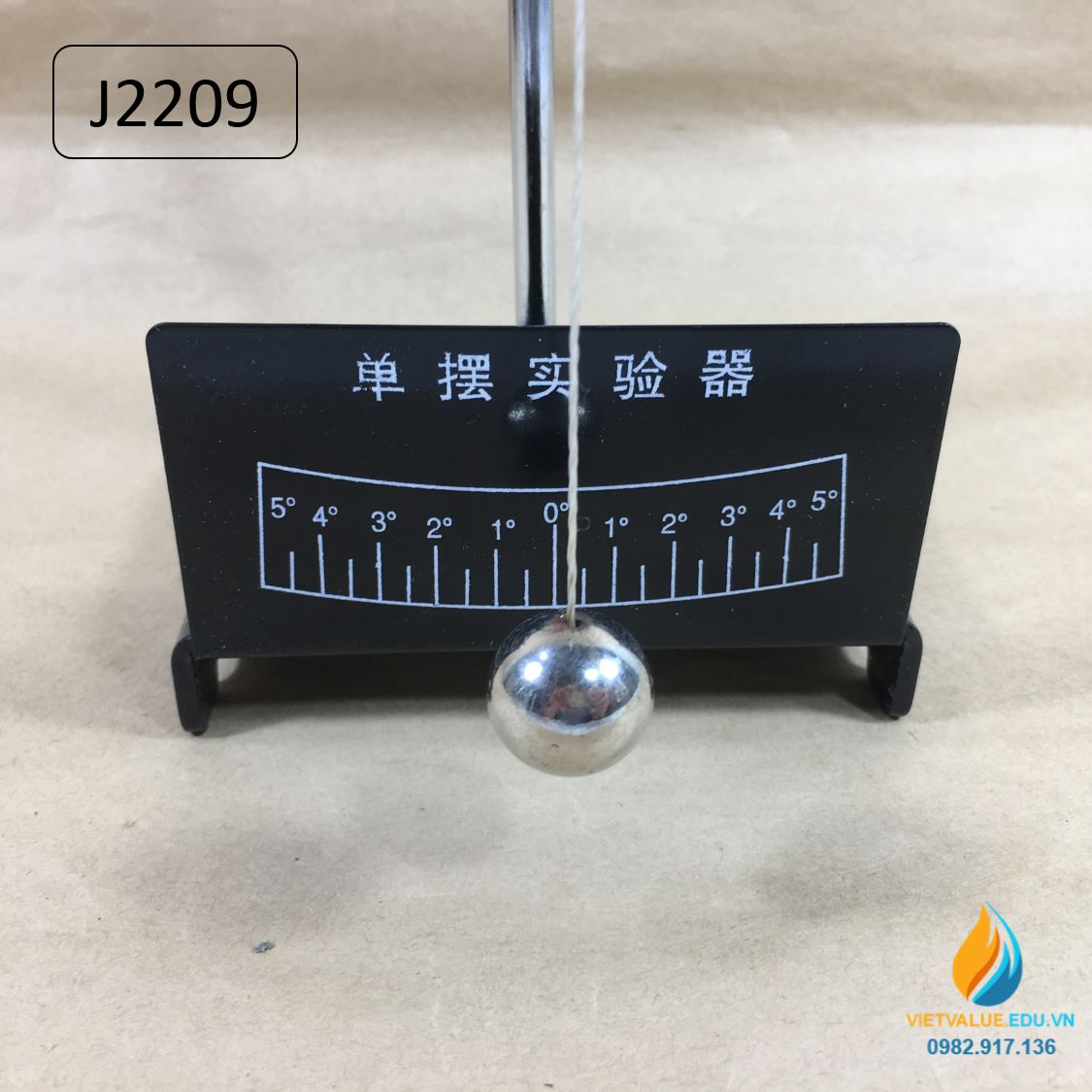 Con lắc đơn J2209 thực hành vật lý, xác định biên độ tắt dần của con lắc đơn