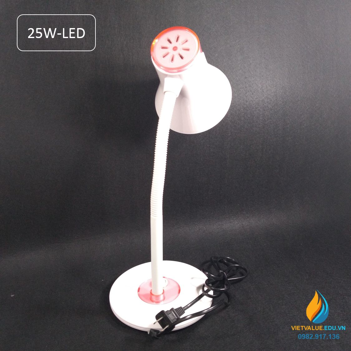Đèn bàn học sinh, công suất 25W, bóng đèn LED, 220V, tiết kiệm điện năng