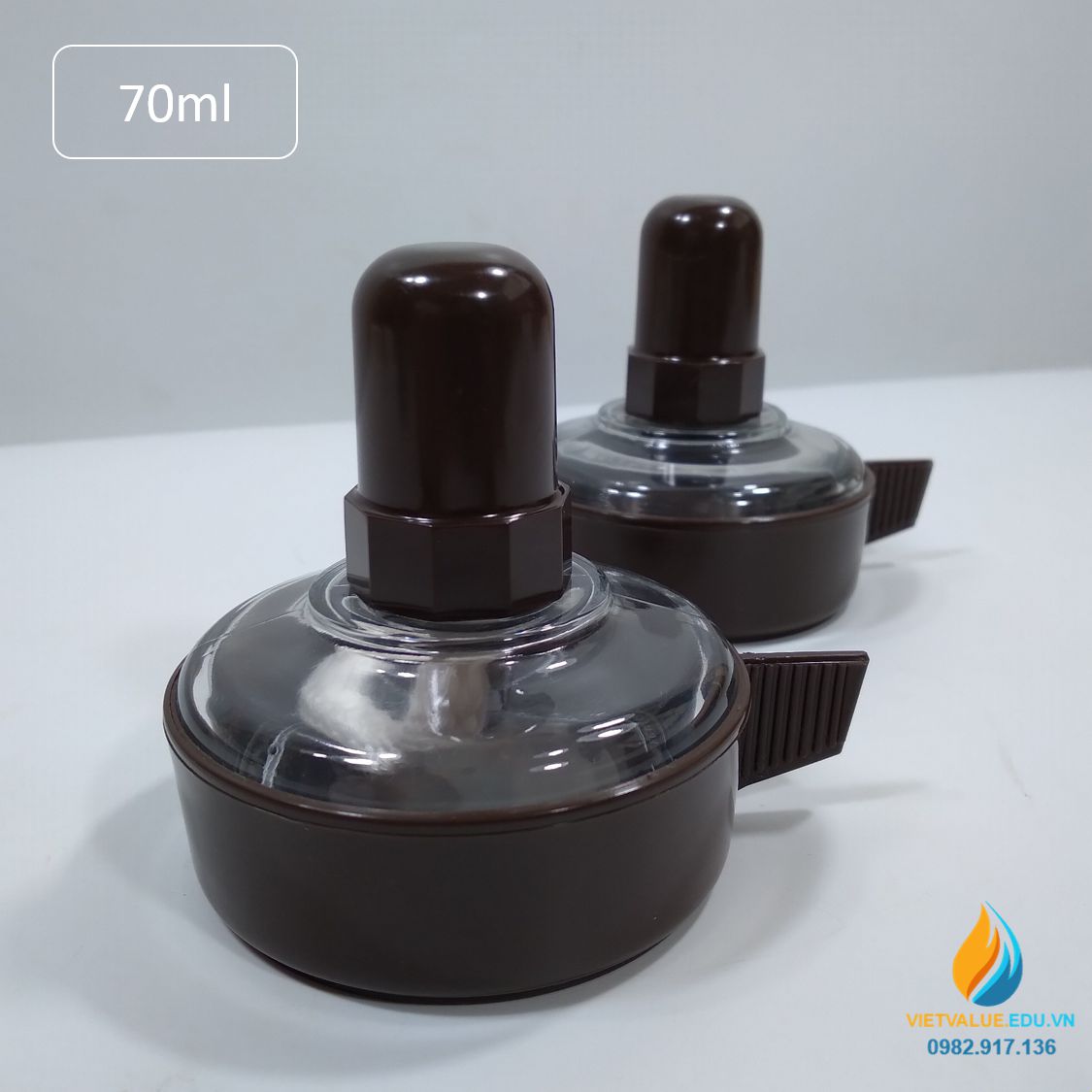 Đèn cồn DIY chống cháy nổ, dung tích 70ml, có tay cầm, nhập khẩu Nhật Bản