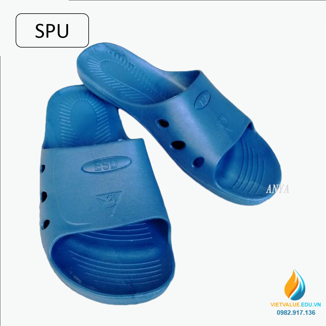 Dép SPU chống tĩnh điện chống trượt, khử mùi, chỉ số chống tĩnh điện 6 đến 8
