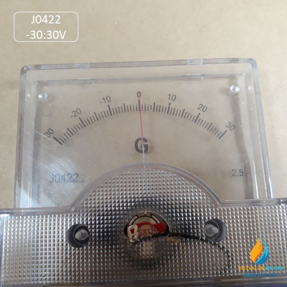 Điện kế J0422 đo cường độ dòng điện, phạm vi đo từ -30 đến 30 A, ampe kế ghép mạch điện