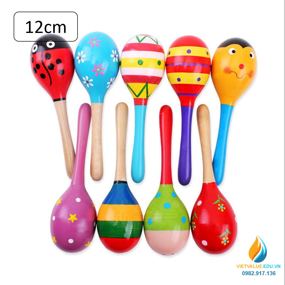 Đồ chơi maracas, đồ chơi thanh nhạc học ngoại khóa cho học sinh, đồ chơi thanh nhạc