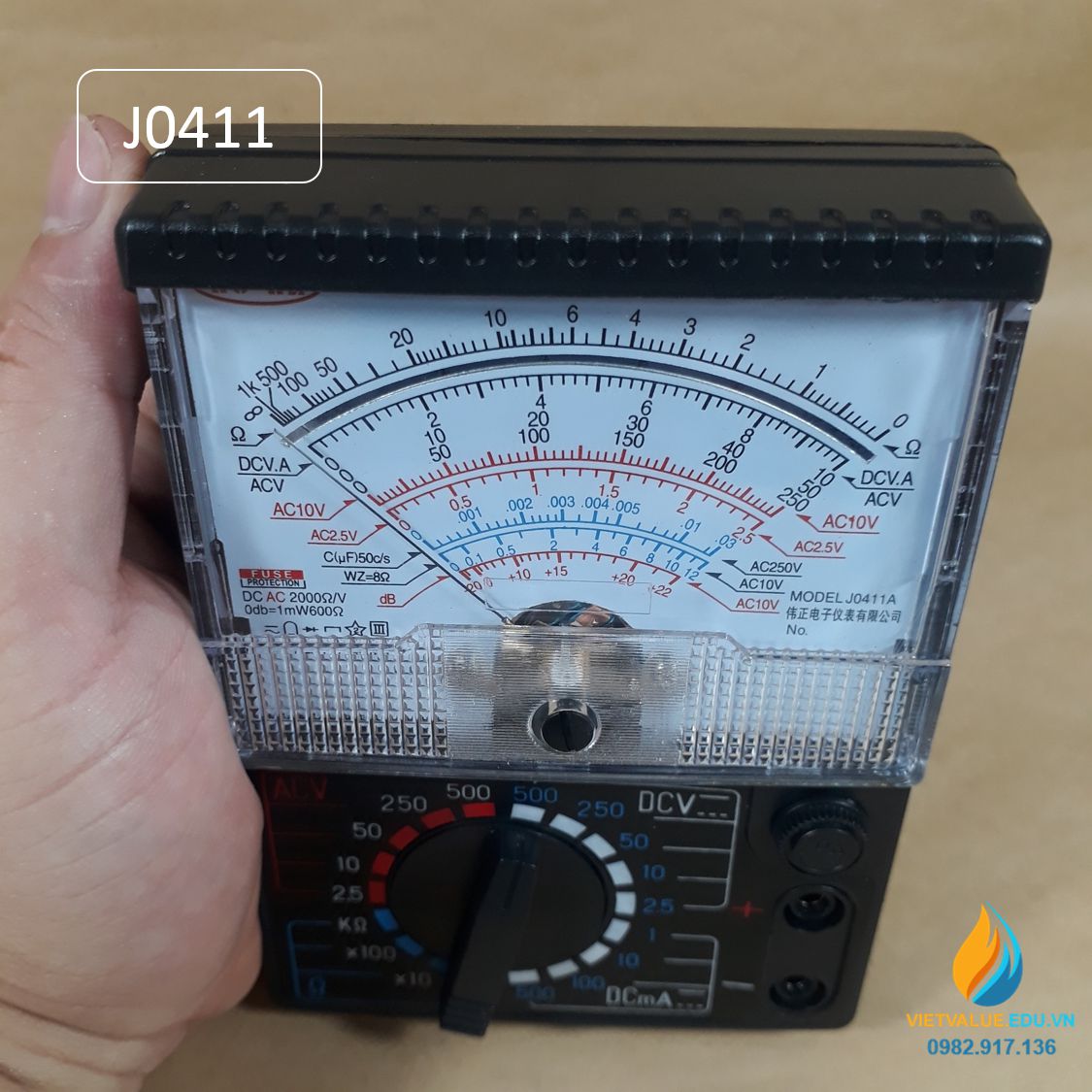 Đồng hồ vạn năng J0411, kim khung quay, thiết bị đo phòng thí nghiệm