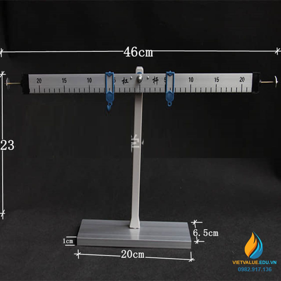 Dụng cụ thực hành định luật cân bằng lực và tính toán momem lực