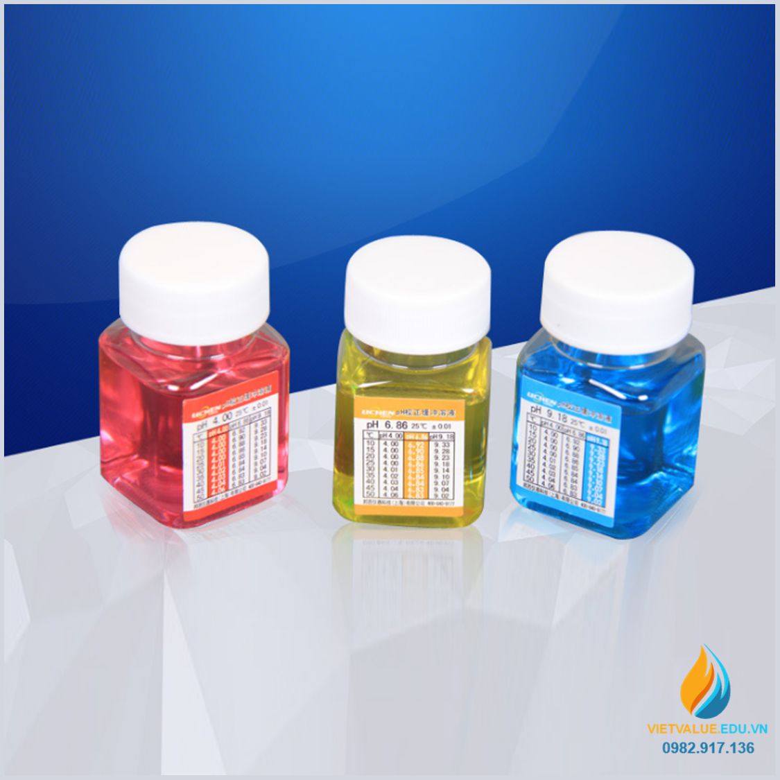 Dung dịch hiệu chuẩn 4.0 cho máy PH, dung tích 50ml, nhiệt độ 25 độ C