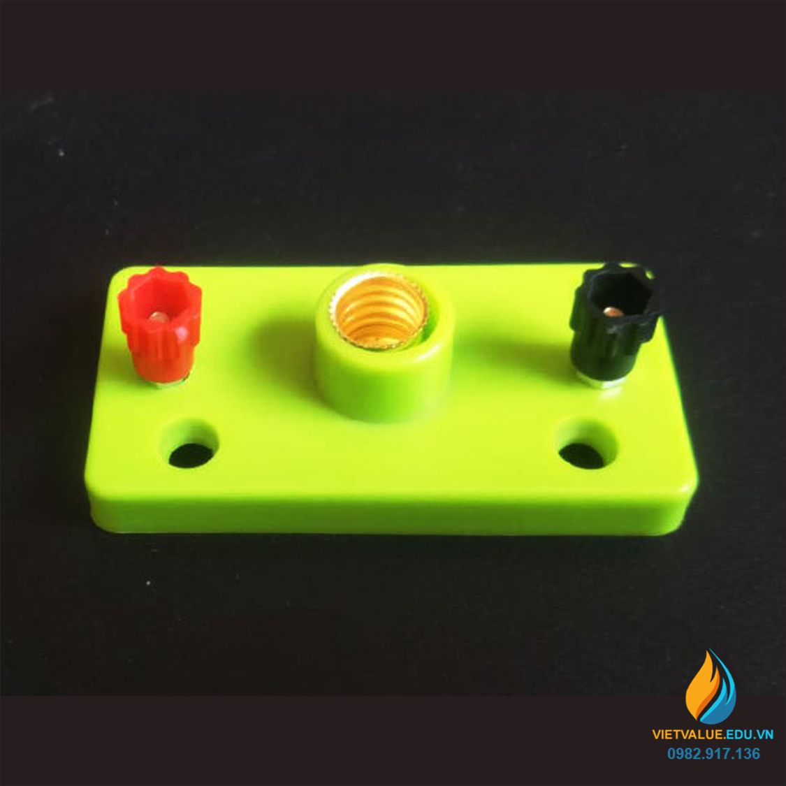 Đui lắp bóng đèn điện lắp ráp mạch điện, dạng đui kín có đế nhựa, đầu đấu nối dây