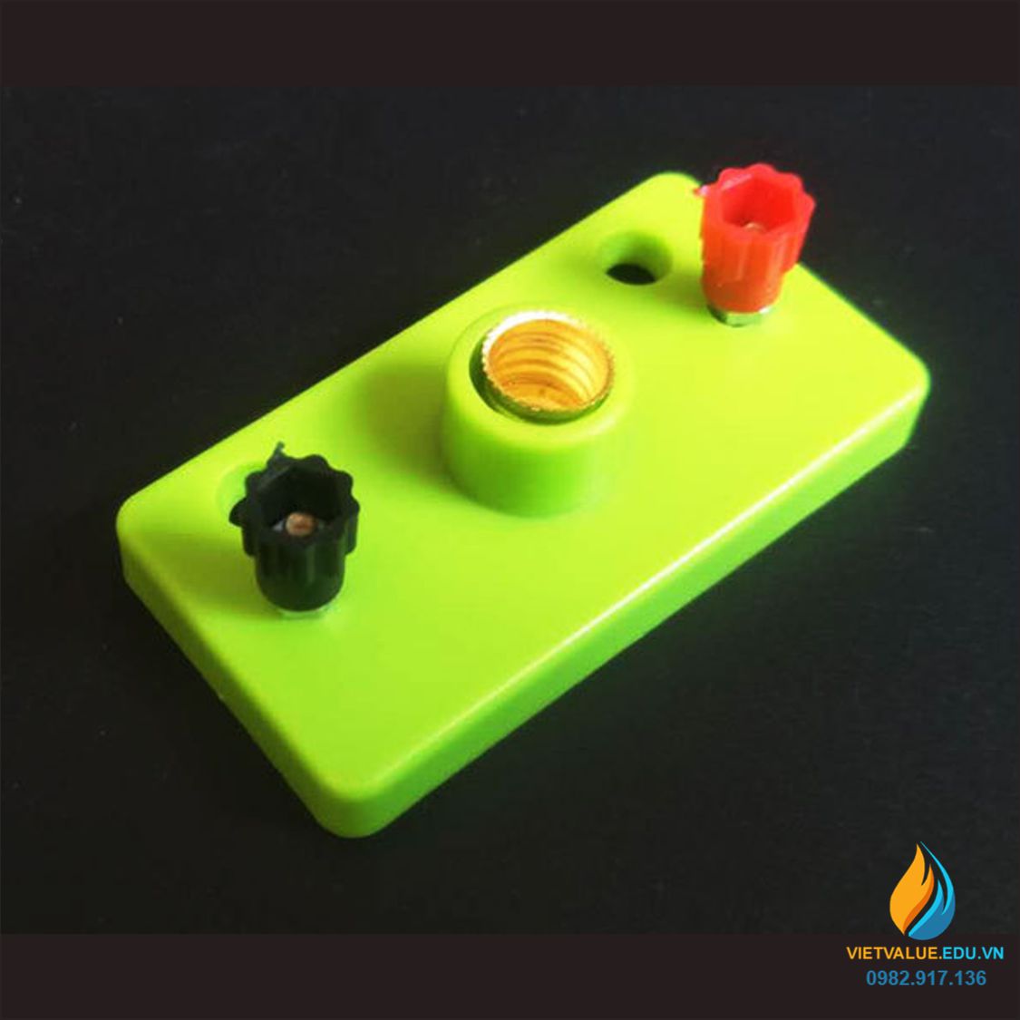 Đui lắp bóng đèn điện lắp ráp mạch điện, dạng đui kín có đế nhựa, đầu đấu nối dây