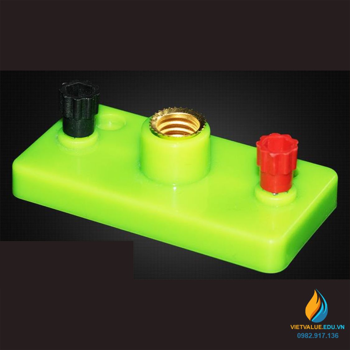 Đui lắp bóng đèn điện lắp ráp mạch điện, dạng đui kín có đế nhựa, đầu đấu nối dây