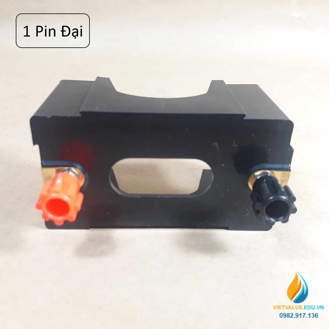 Gá lắp 4 pin đại, nhiều điện áp đầu ra, gá lắp pin thực hành lắp ráp mạch điện