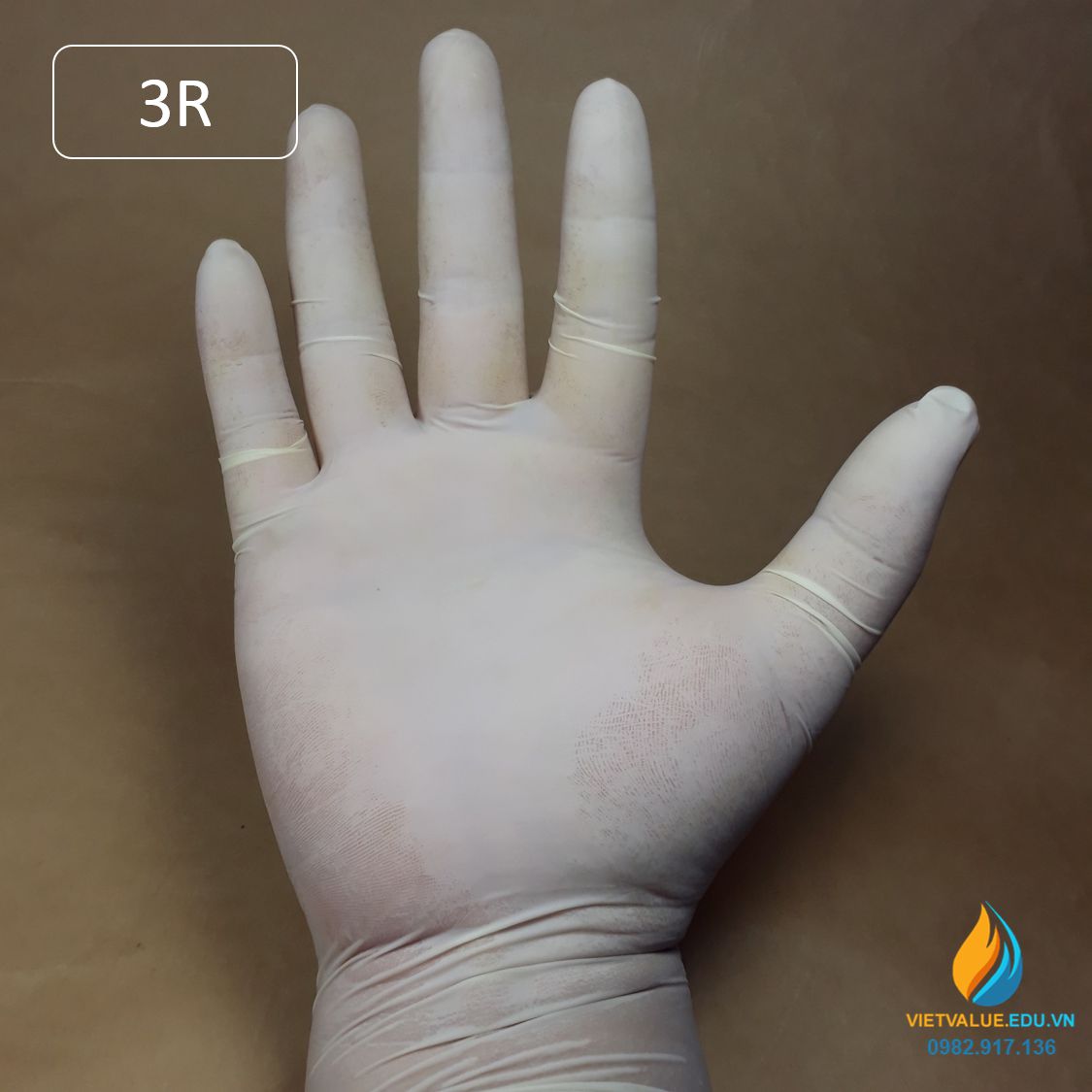 Hộp gang tay 3R Malaisya cao cấp, hộp 100 đôi, đồ đạn hồi tốt