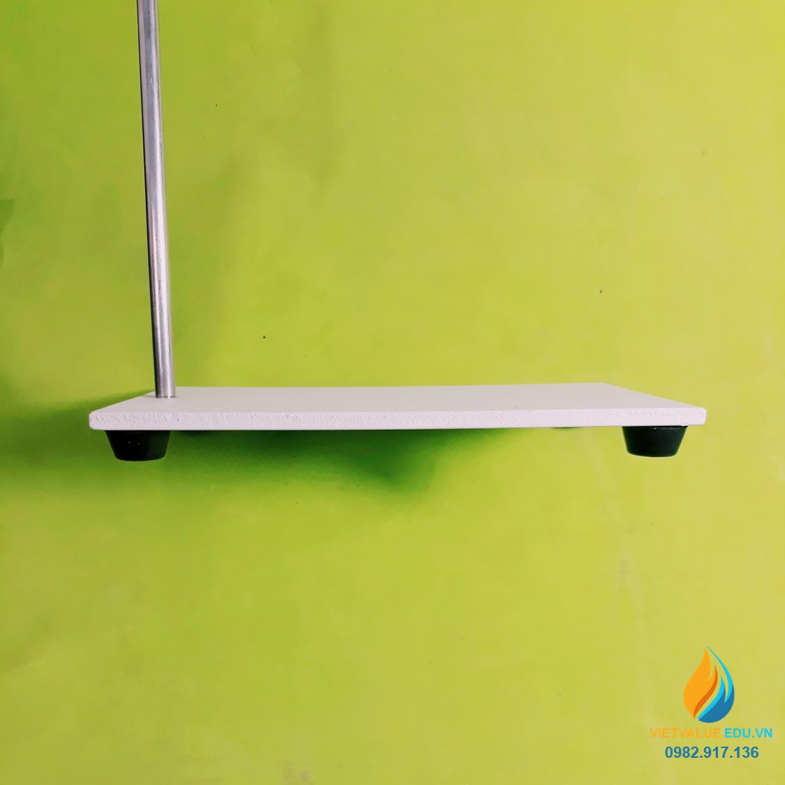 Giá đỡ thí nghiệm 2 món gồm chân đế và trụ sắt cao 50 cm