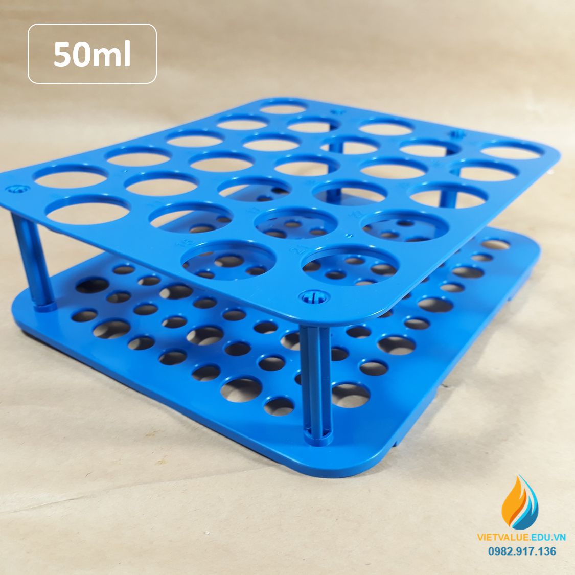 Giá đựng ống fancol 50ml hãng Biologix Mỹ, giá đựng ống ly tâm