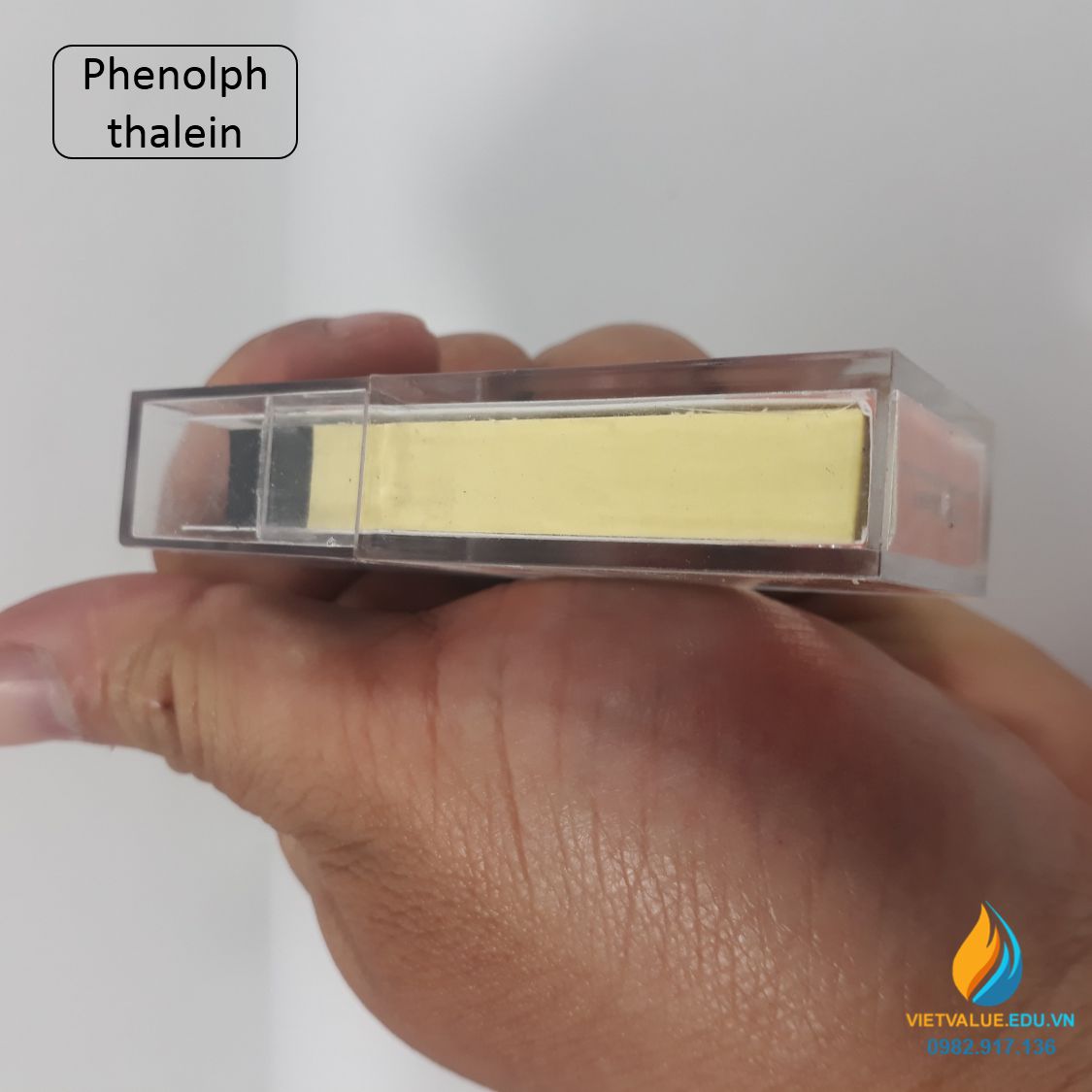 Giấy thử nghiệm Phenolphthalein đo độ axit và bazo của dung dịch, hộp 100 miếng