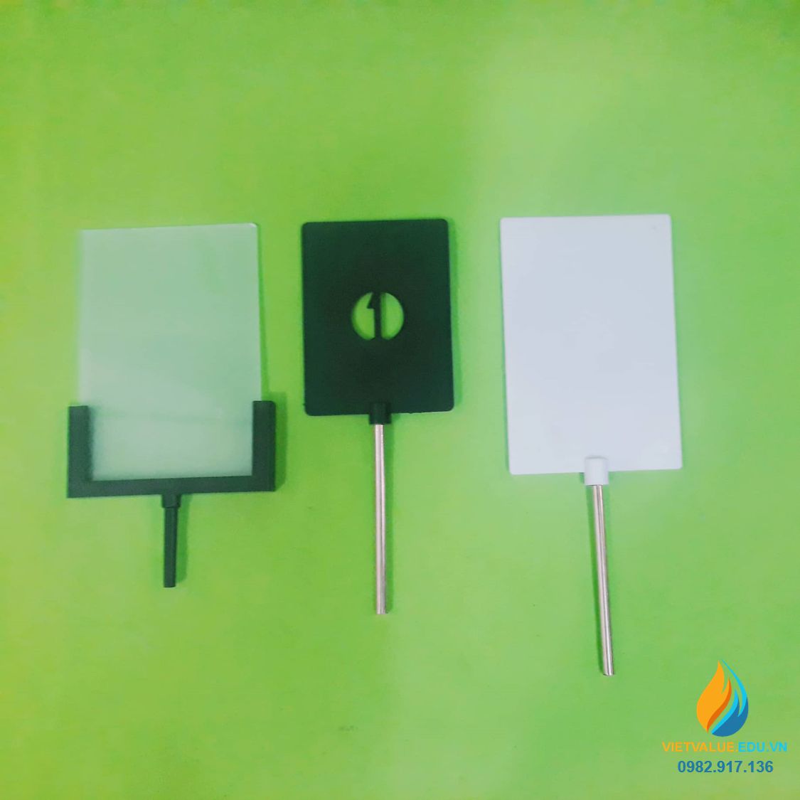 Hệ nghiên cứu ảnh tạo bởi thấu kính thực hành vật lý, dài 1m, 9 món