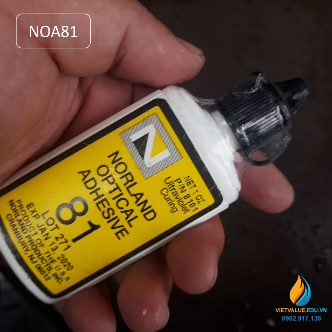 Keo dán quang UV của Mỹ NOA81, keo dán quang chuyên dụng chất lượng cao