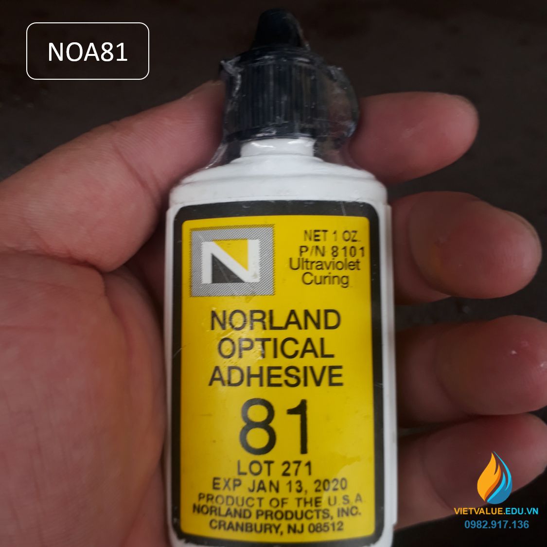 Keo dán quang UV của Mỹ NOA81, keo dán quang chuyên dụng chất lượng cao