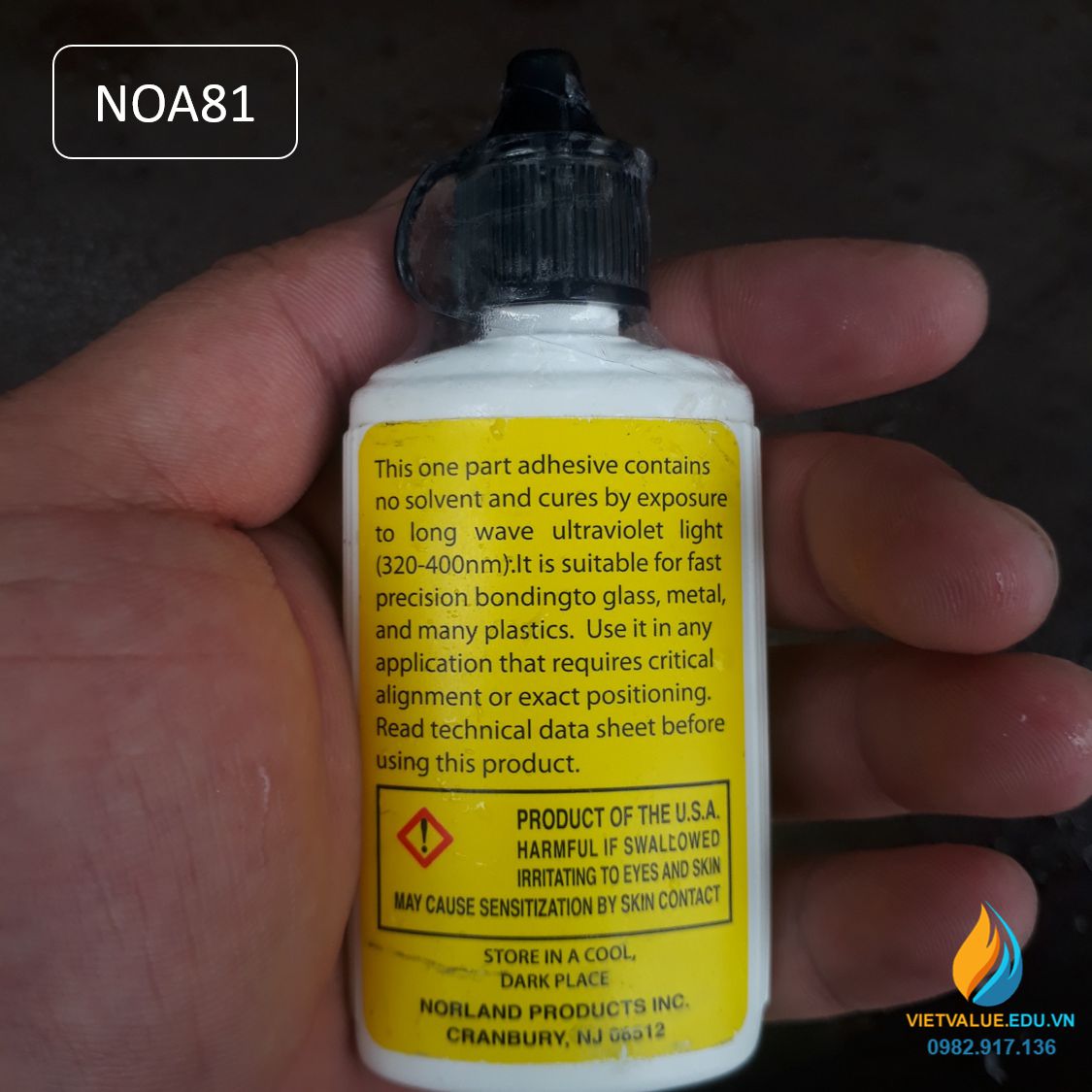 Keo dán quang UV của Mỹ NOA81, keo dán quang chuyên dụng chất lượng cao