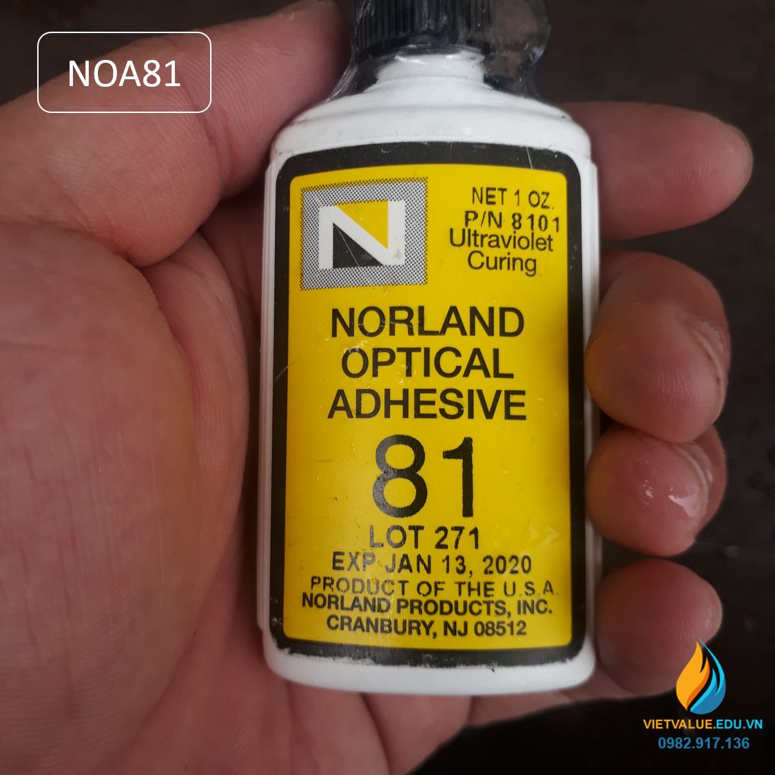 Keo dán quang UV của Mỹ NOA81, keo dán quang chuyên dụng chất lượng cao