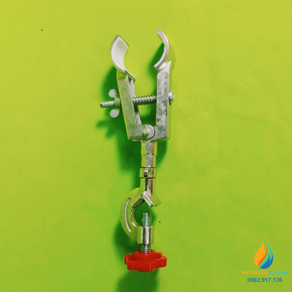 Kẹp bình cầu thí nghiệm, độ mở từ 1 cm đến 5 cm