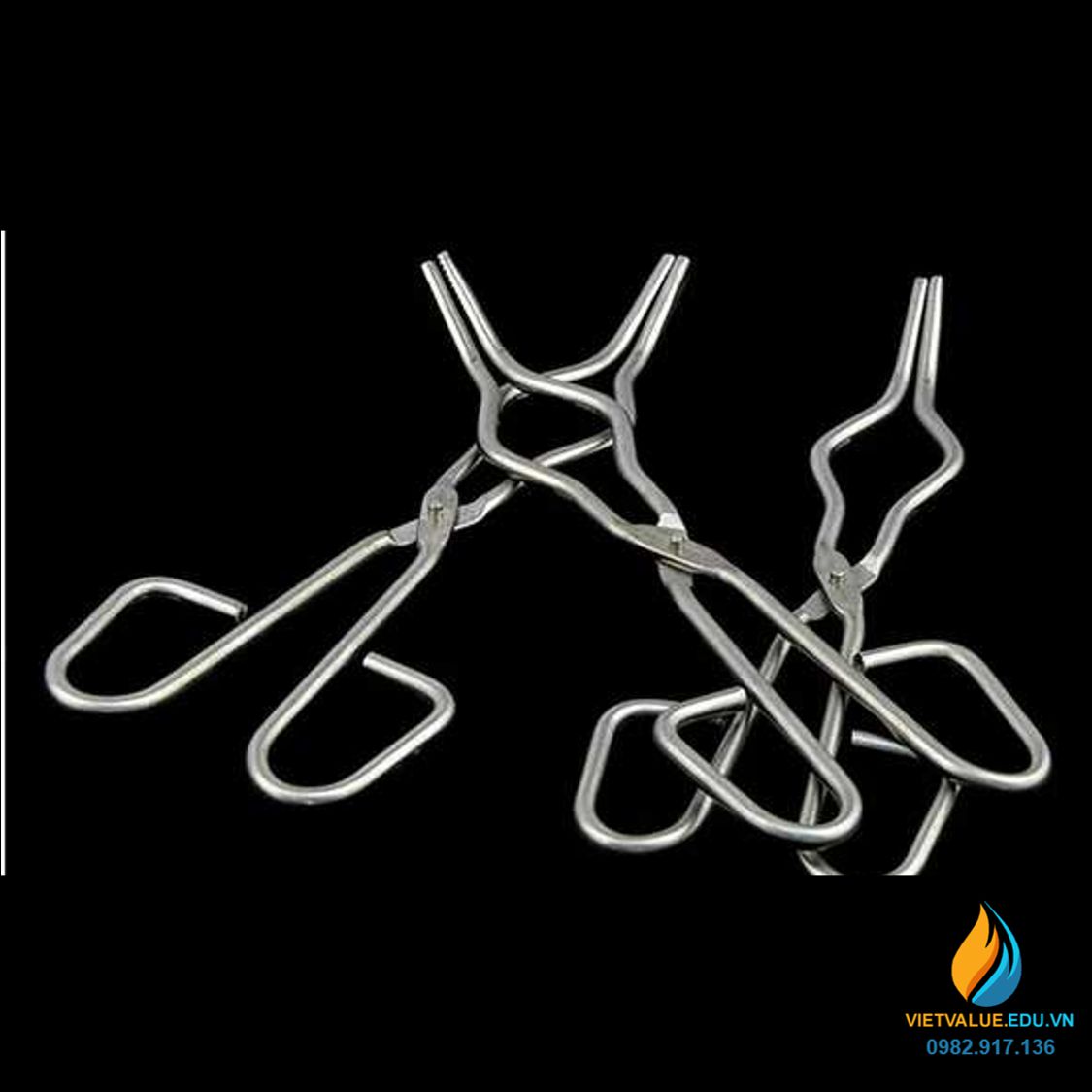 Kẹp inox 304 gắp chén sứ nung, kẹp sắt chất lượng cao