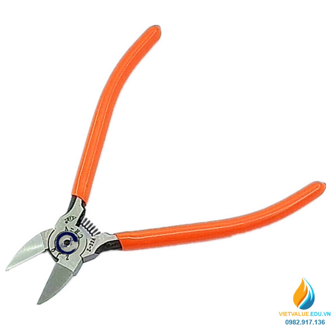 Kìm cắt dây điện lưỡi xiên, độ cứng cao, chều dài 6inch, cán bọc nhựa