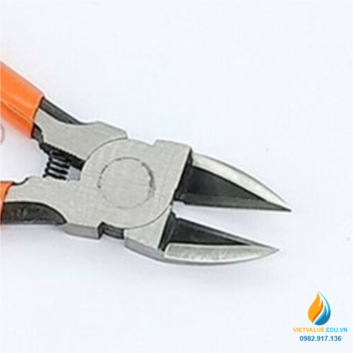 Kìm cắt dây điện lưỡi xiên, độ cứng cao, chều dài 6inch, cán bọc nhựa